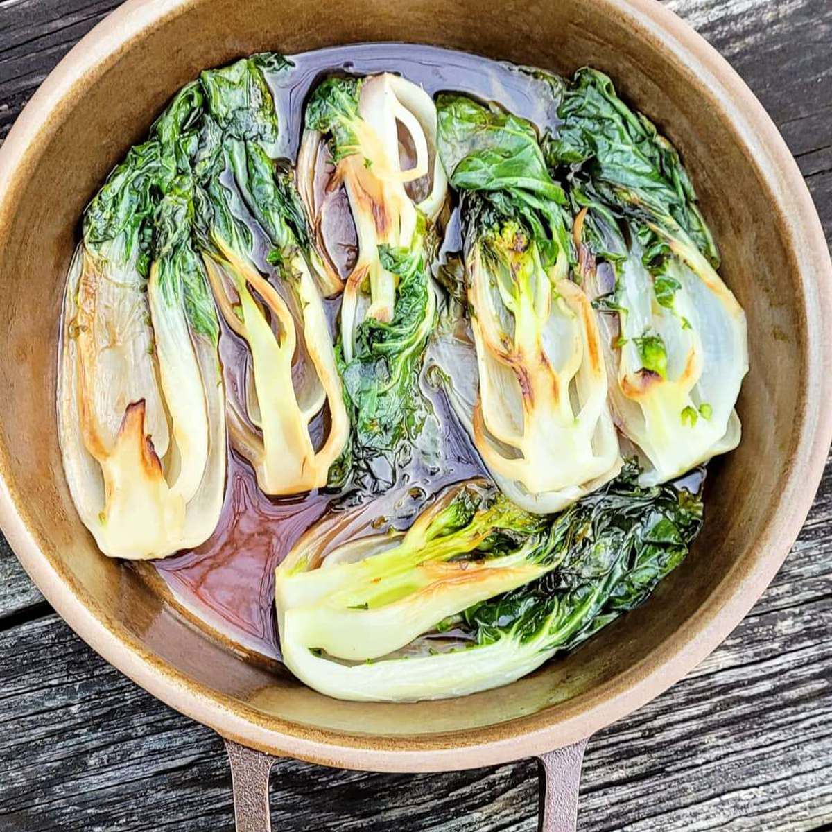 Easy Braised Baby Bok Choy Recipe