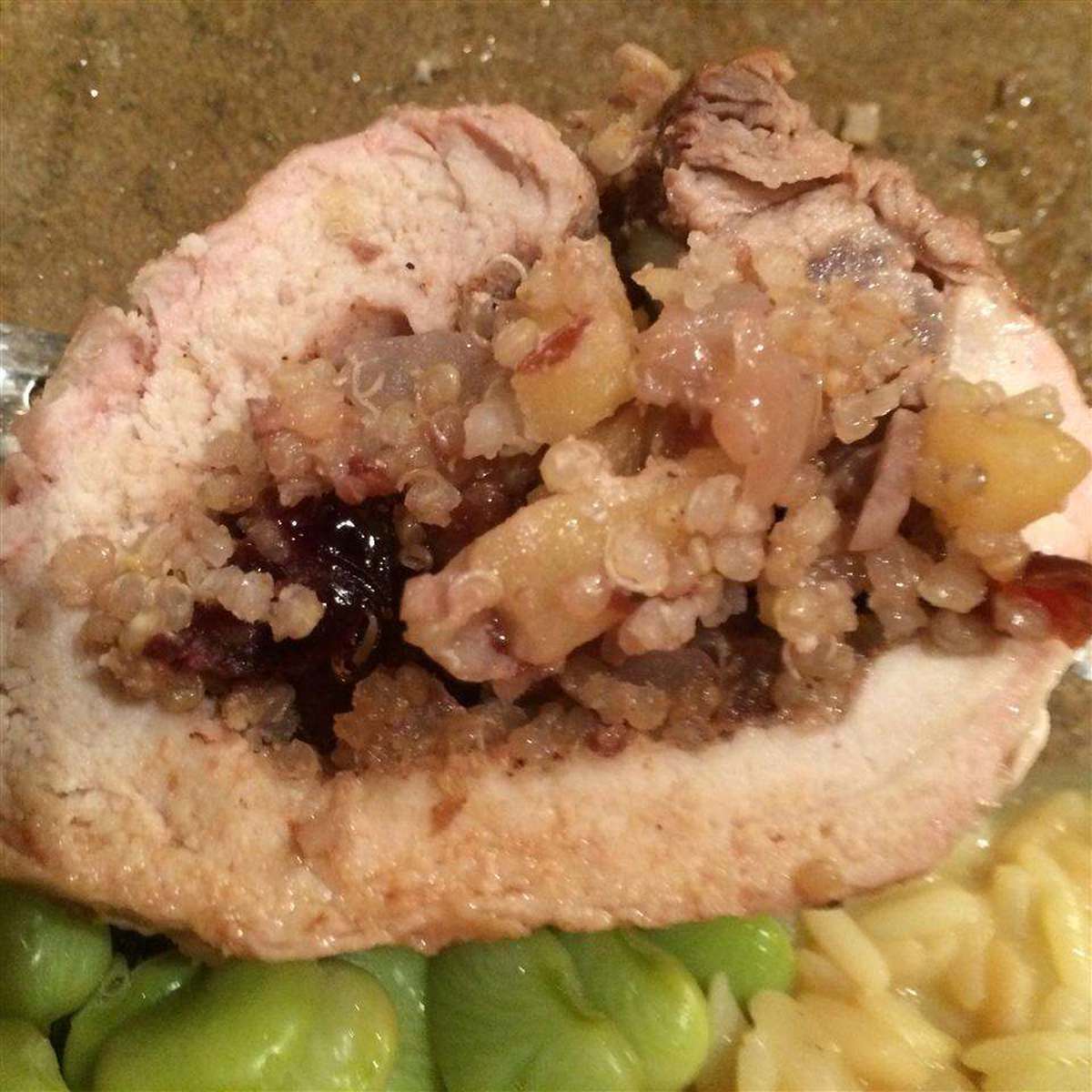 Quinoa Stuffed Pork Tenderloin Recipe
