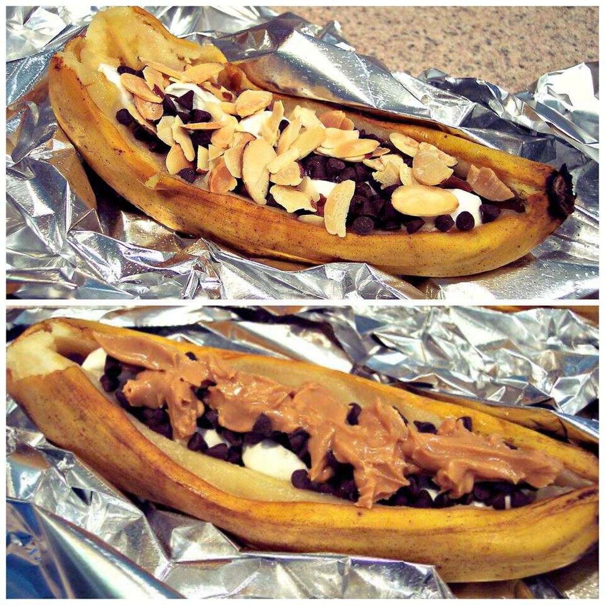 Easy Campfire Banana Splits Recipe