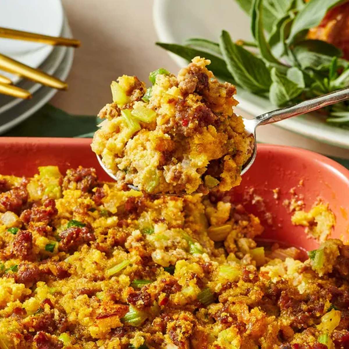 The Best Sausage and Cornbread Dressing Recipe