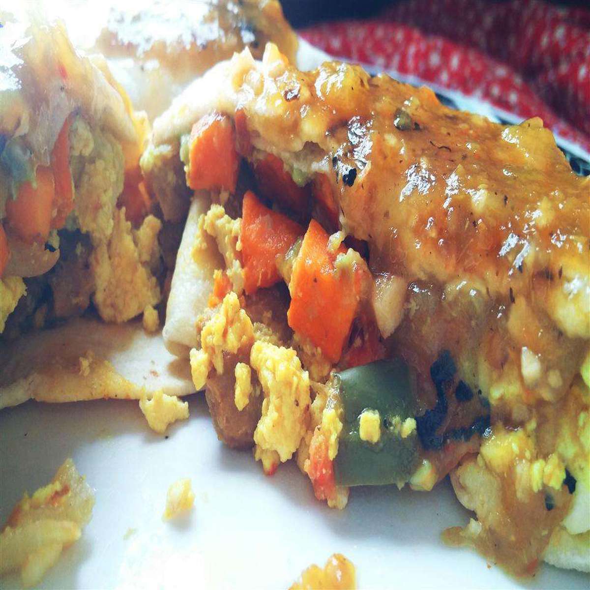 Vegan Tofu Scramble Wraps Recipe