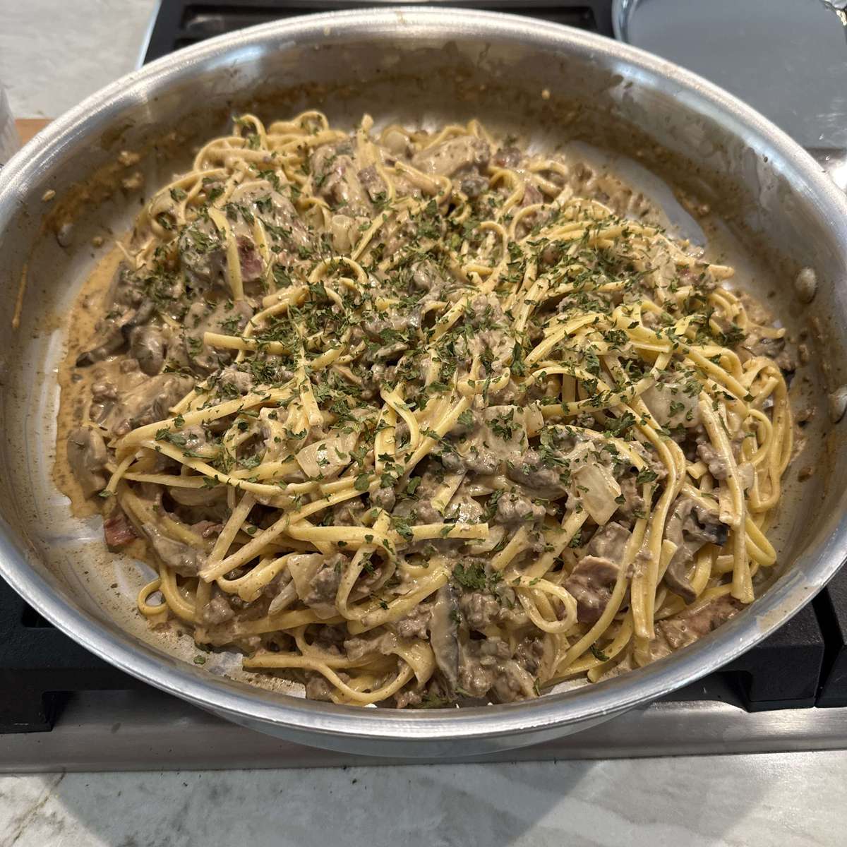 Easy Hamburger Stroganoff Recipe