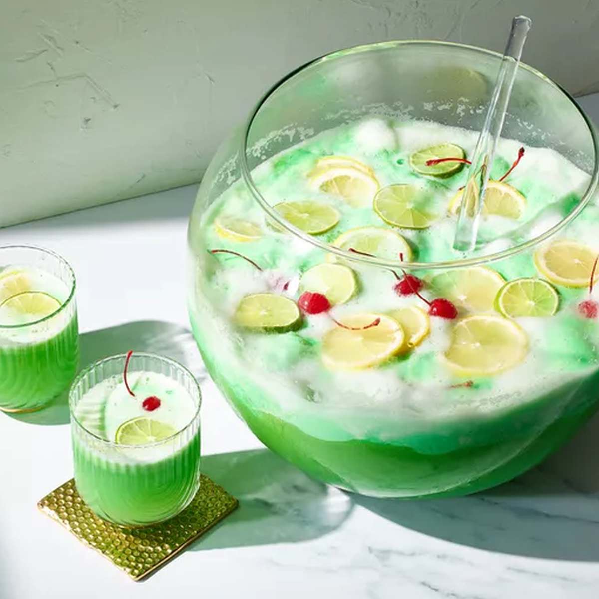 Easy Lime Sherbet Punch Recipe