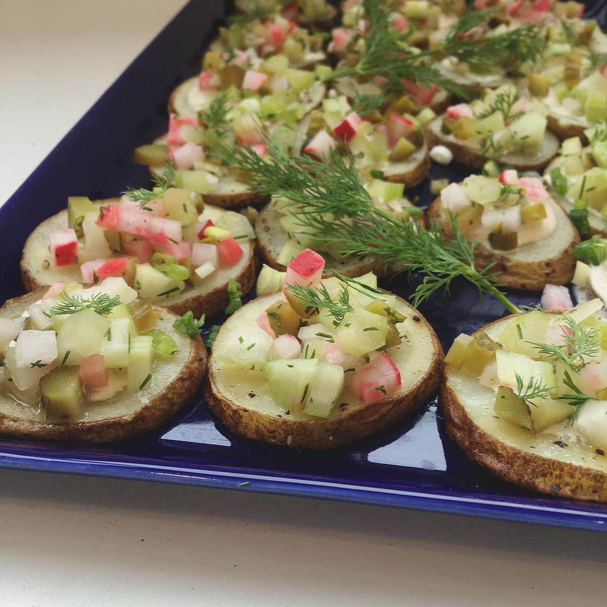 Easy Potato Salad Bites Recipe