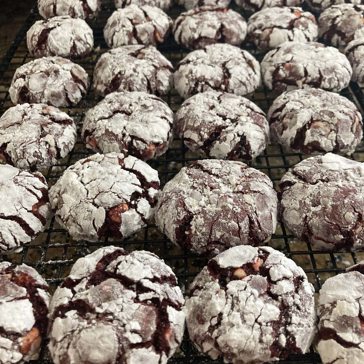 Red Velvet Crinkle Cookies Recipe