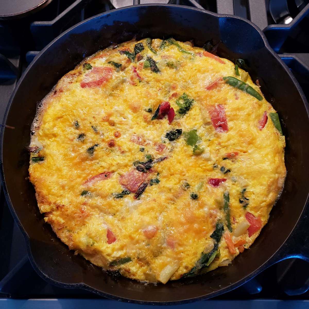 Easy Frittata Recipe with Leftover Greens