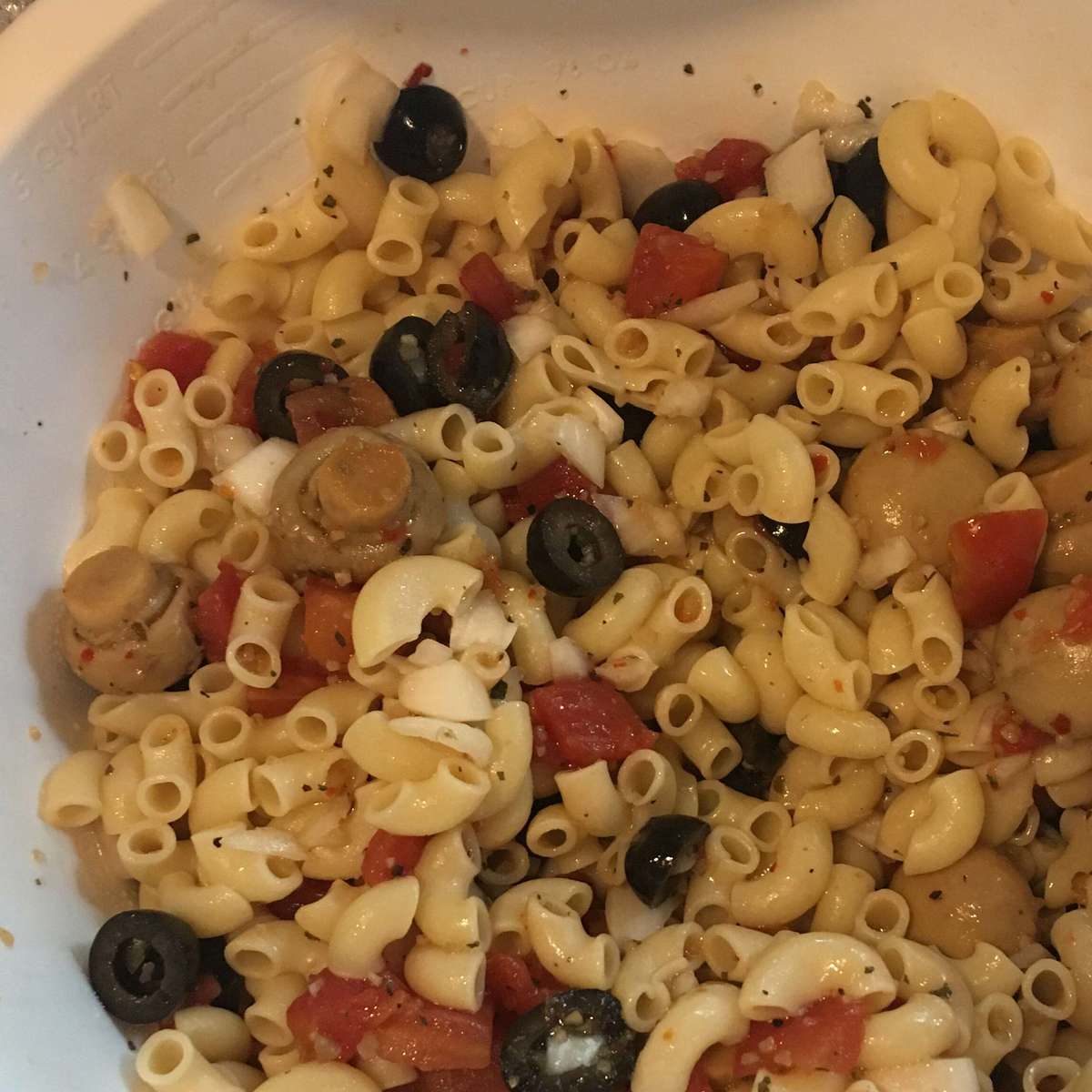 Easy Whole Wheat Rotini Pasta Salad Recipe