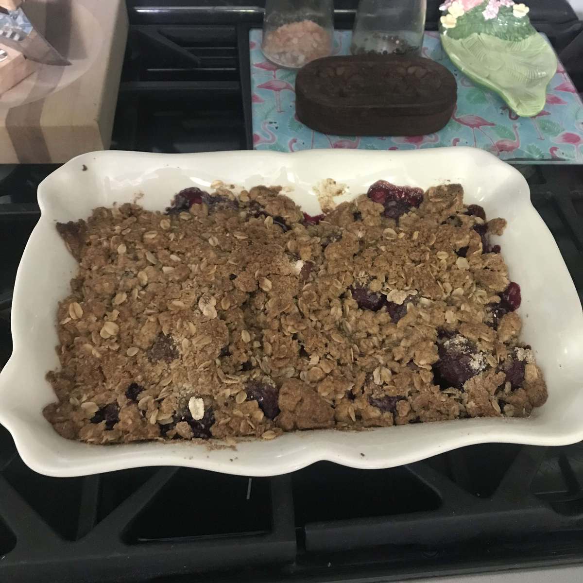 Easy Cherry Crisp Recipe