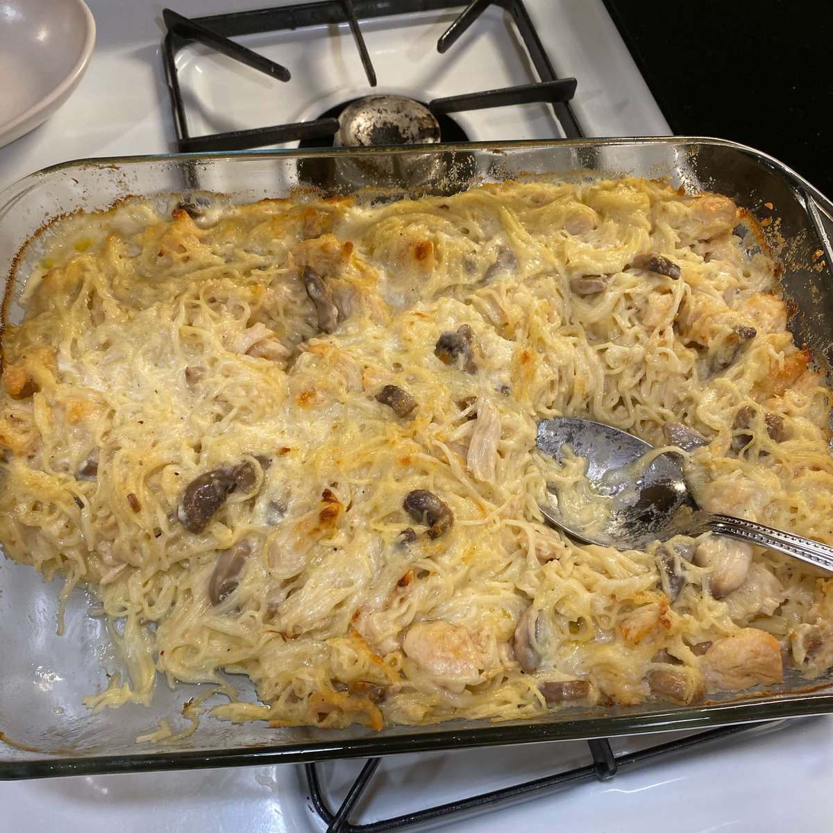 Creamy Chicken and Mushroom Tetrazzini Recipe