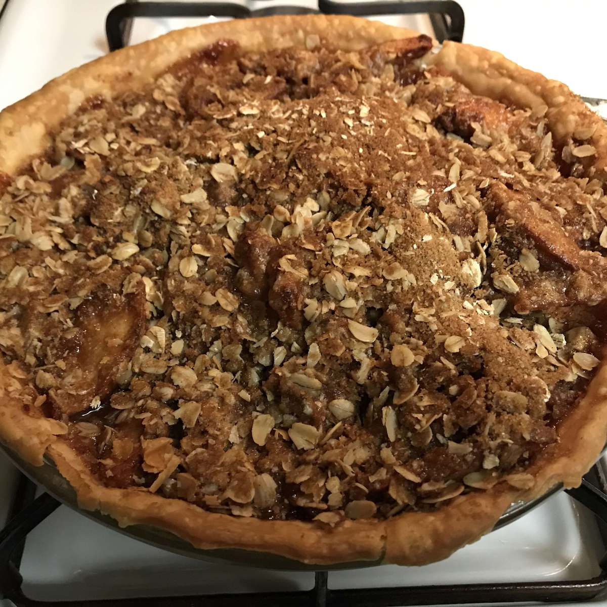 Caramel Apple Crumble Pie Recipe