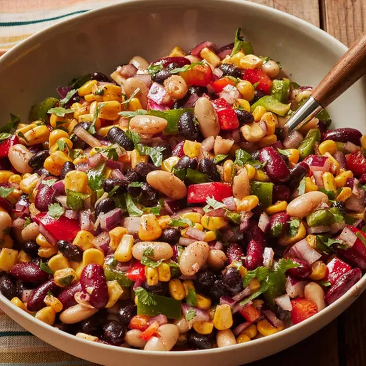 Easy Mexican Bean Salad Recipe