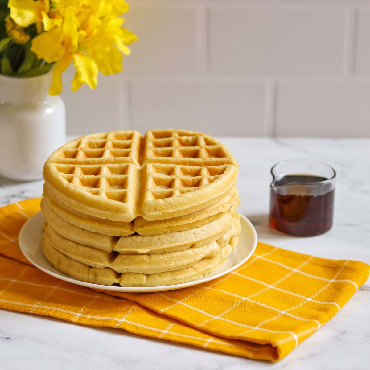 The Best Buttermilk Waffle Recipe: Tender & Easy!