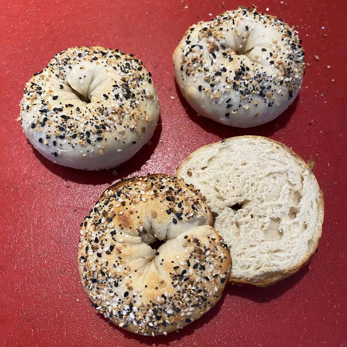 Easy 2-Ingredient Air Fryer Bagels Recipe