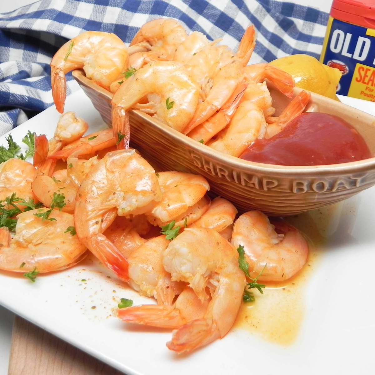 Easy Beer Boiled Shrimp Recipe with Old Bay Seasoning