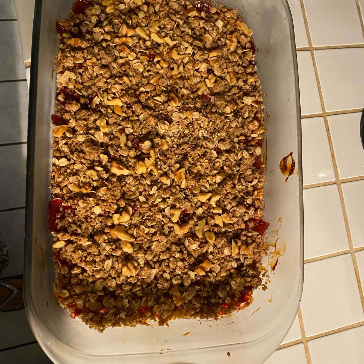 Easy Cherry Crumble Recipe