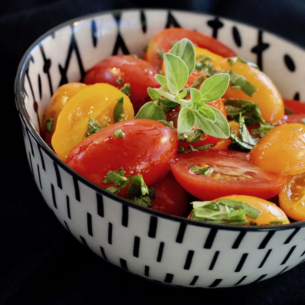 Marinated Cherry Tomato Salad Recipe