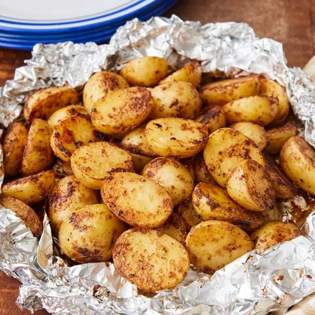Easy Balsamic Grilled Baby Potatoes Recipe