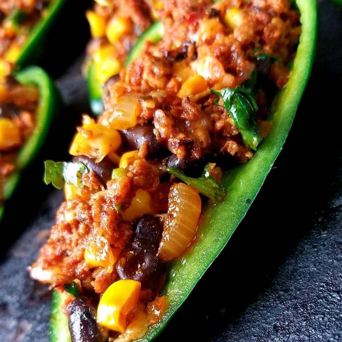 Easy Chorizo-Stuffed Poblano Peppers Recipe