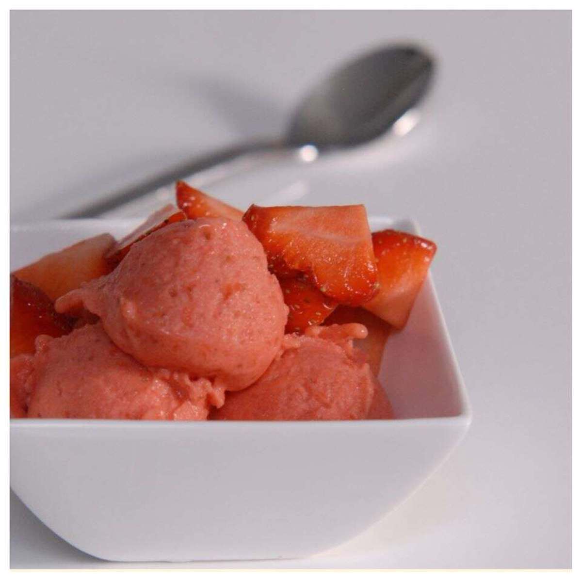 Easy Homemade Strawberry Sorbet Recipe