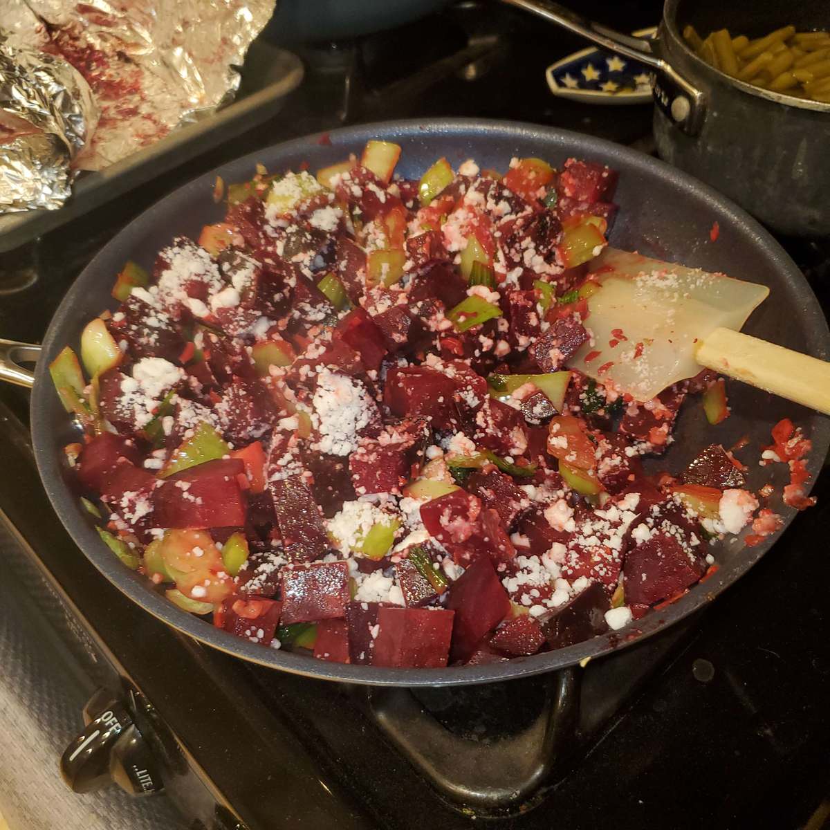 Warm Bok Choy, Beet, and Feta Salad Recipe