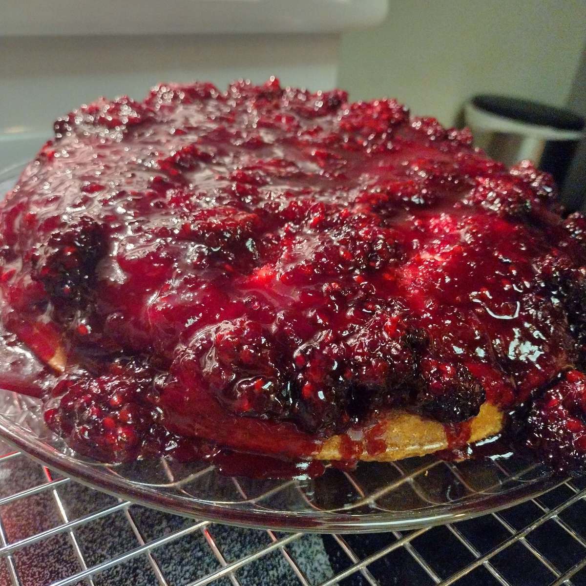 Easy Blackberry Upside-Down Cake Recipe