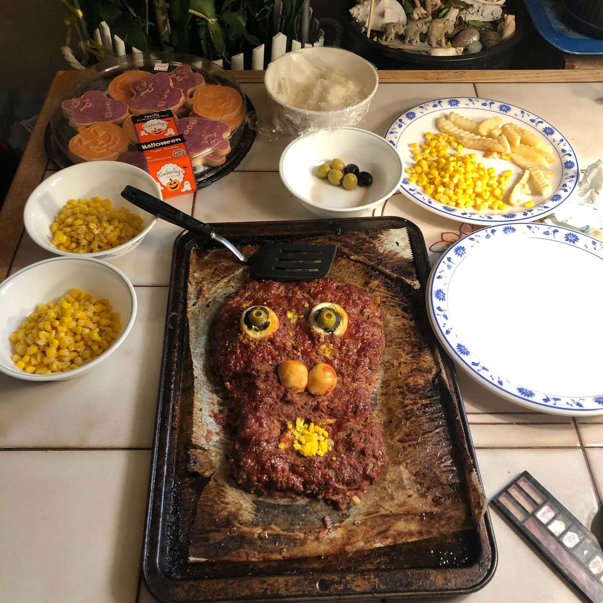 Spooky Halloween Zombie Meatloaf Recipe