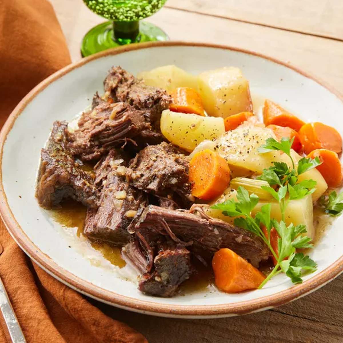 Easy Slow Cooker Pot Roast Recipe