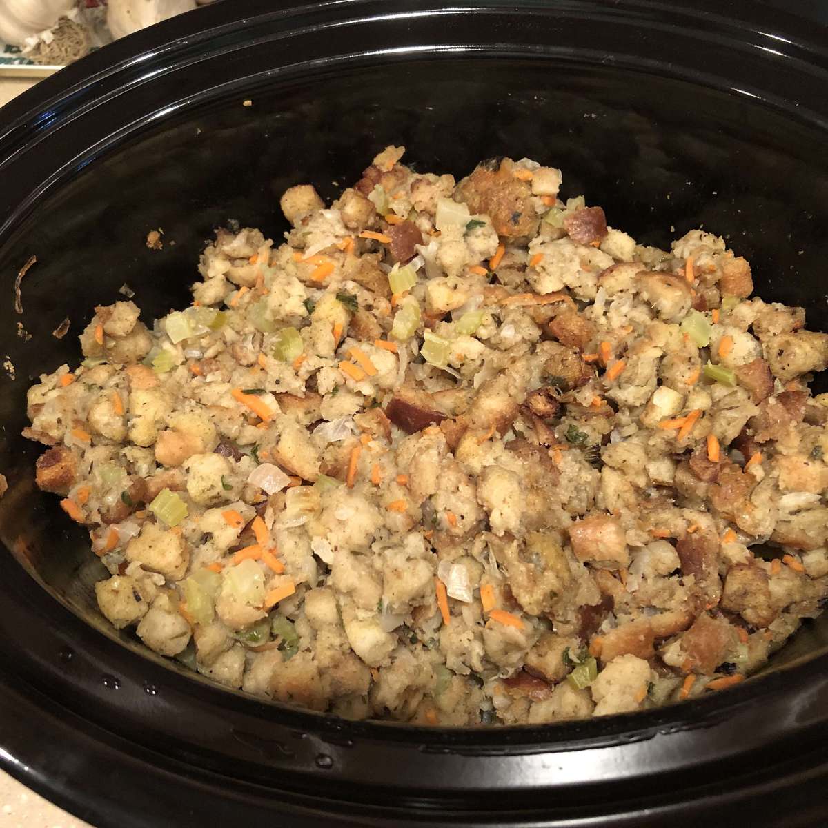 Easy Slow Cooker Stuffing Recipe