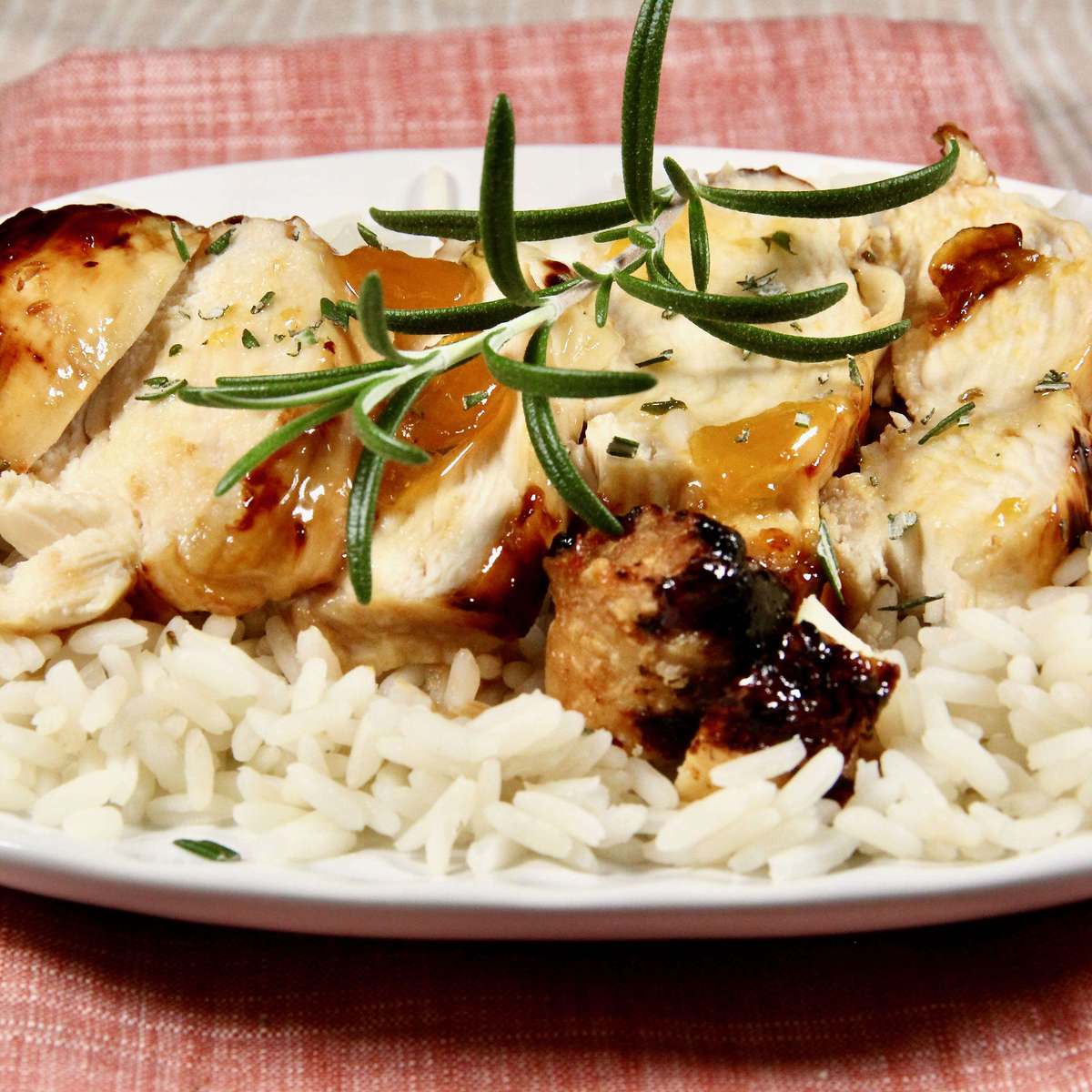 Easy Air Fryer Apricot Glazed Chicken Breast Recipe