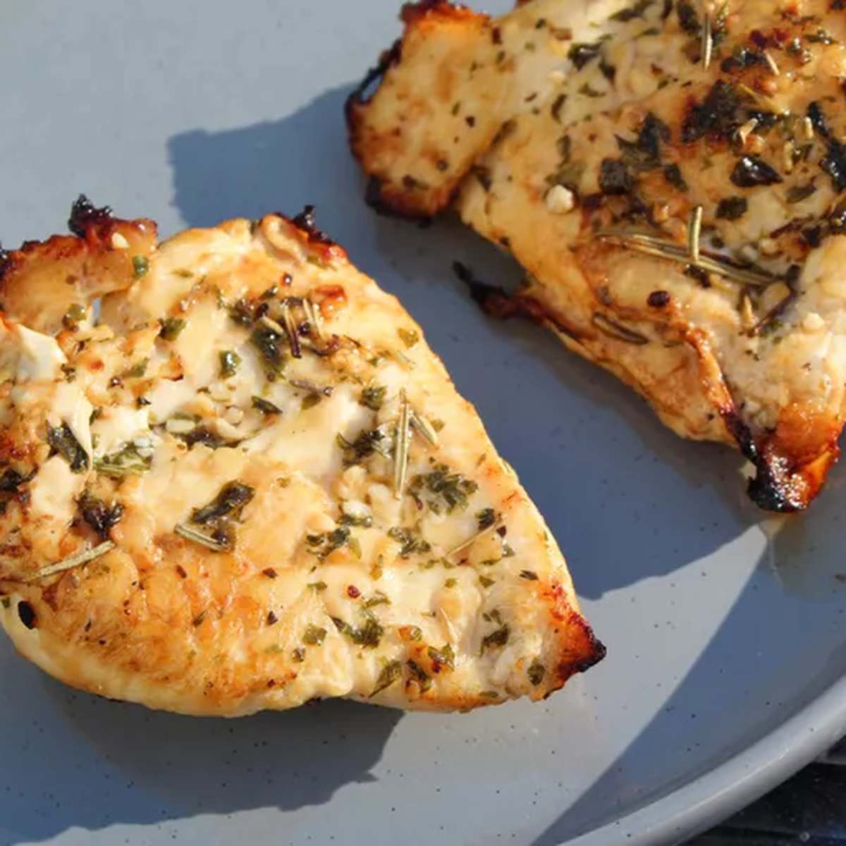 Easy Broiled Herb Butter Chicken Recipe