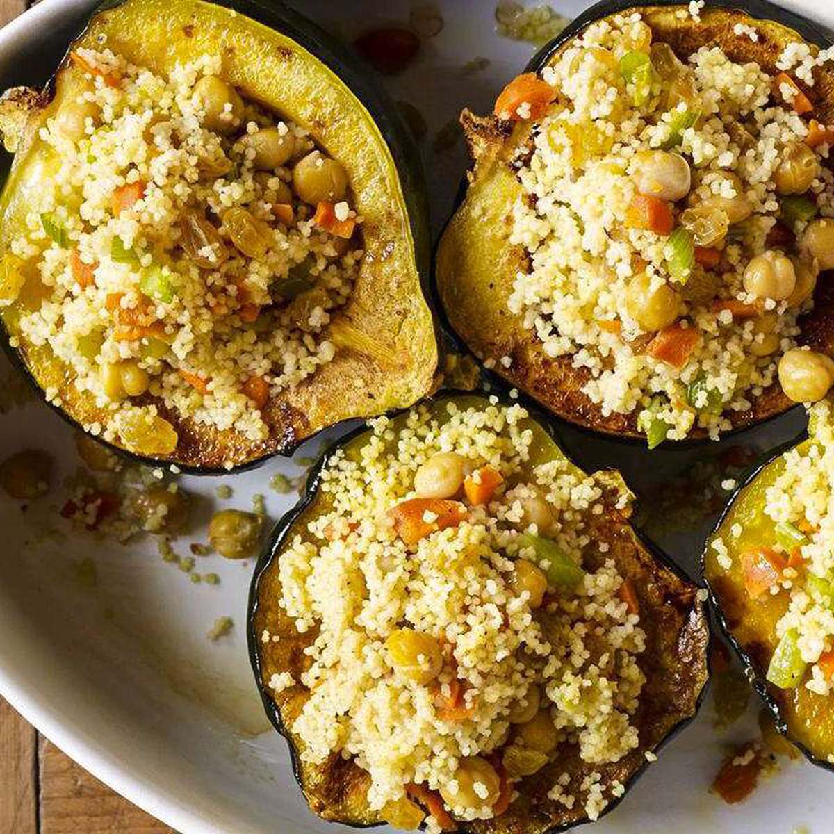 Moroccan Stuffed Acorn Squash Recipe: A Vegetarian Delight