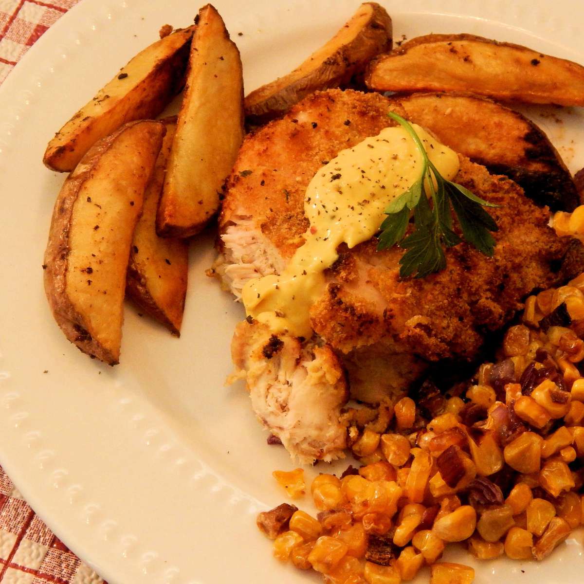 Easy Honey Mustard Chicken Sheet Pan Dinner Recipe