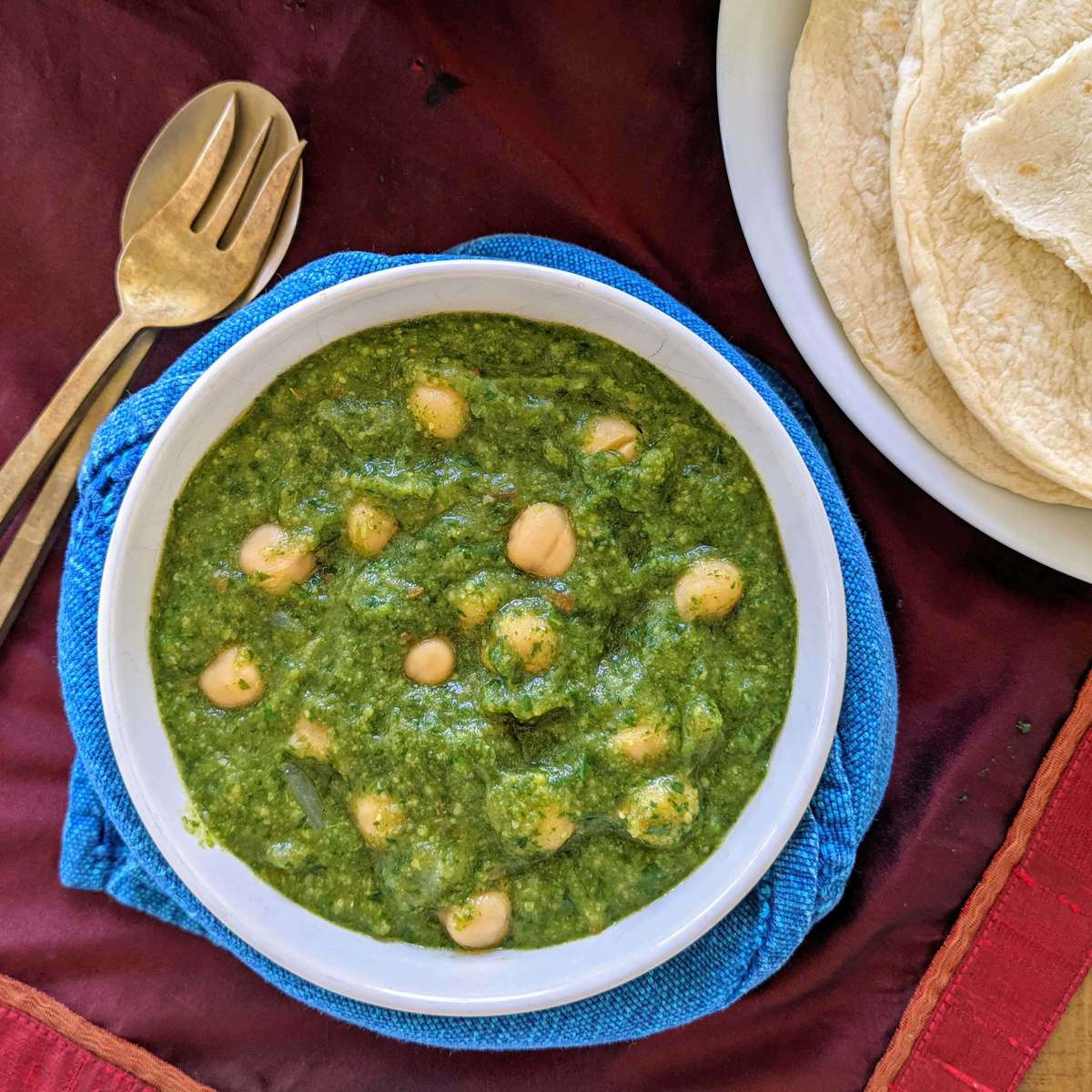 Authentic Saag Chole Recipe: North Indian Chickpeas and Greens