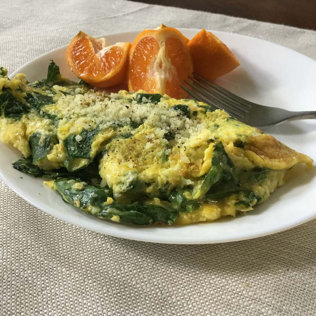 Easy & Delicious Baby Spinach Omelet Recipe