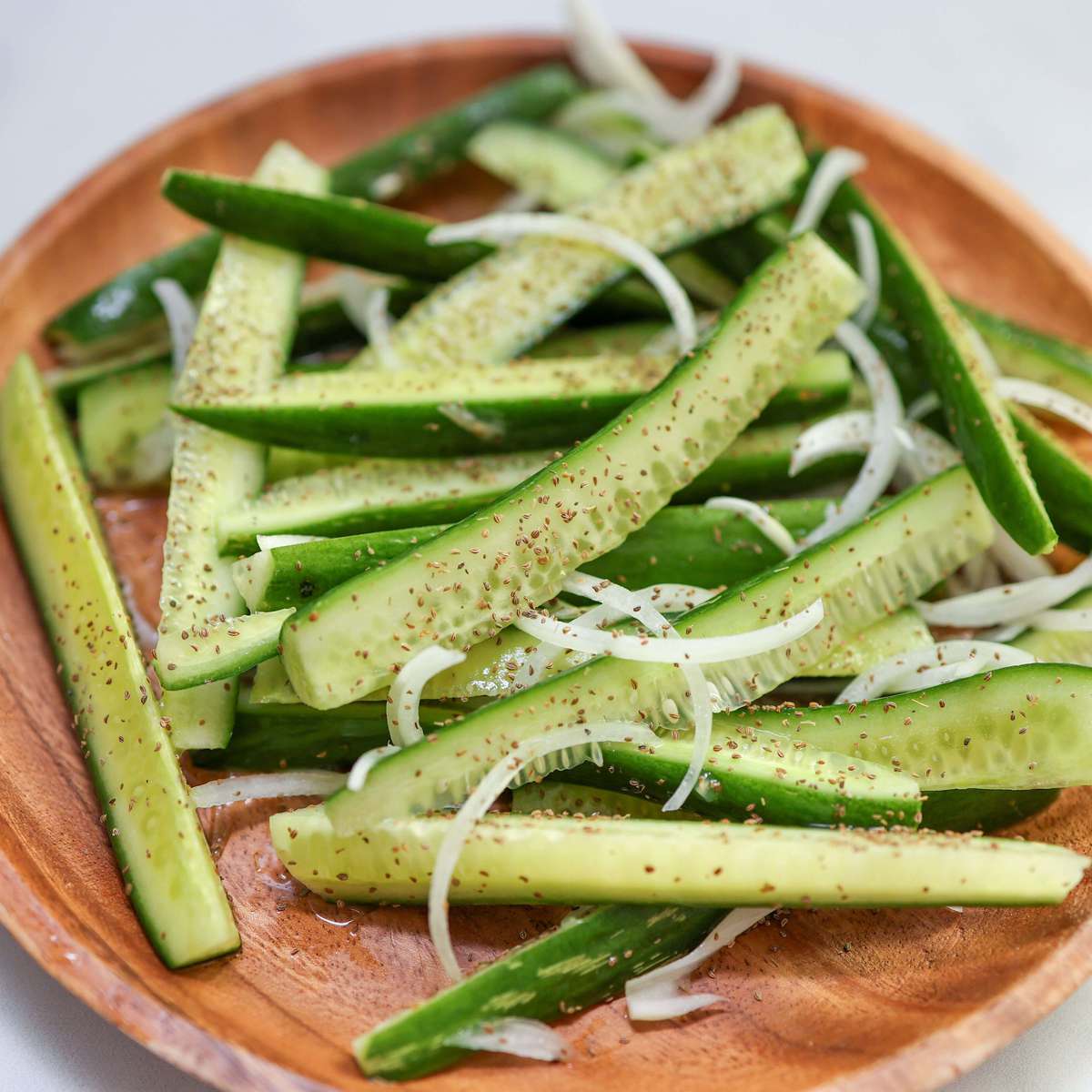 Crisp & Refreshing Marinated Cucumbers Recipe