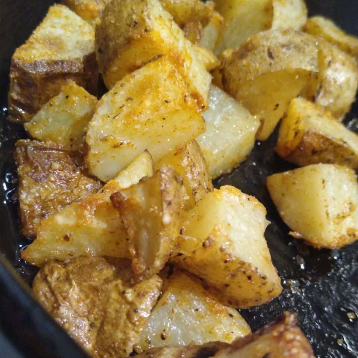 Crispy Oven Roasted Parmesan Potatoes Recipe
