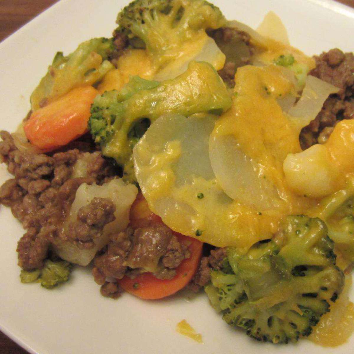One-Dish Ground Beef Dinner