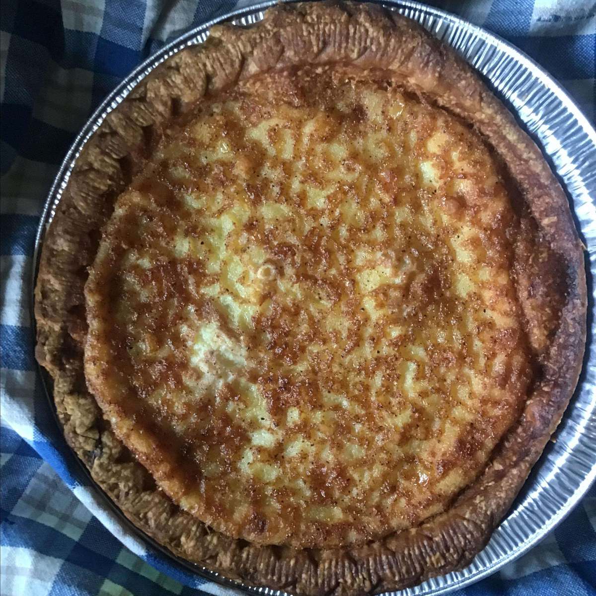 Classic Egg Custard Pie Recipe