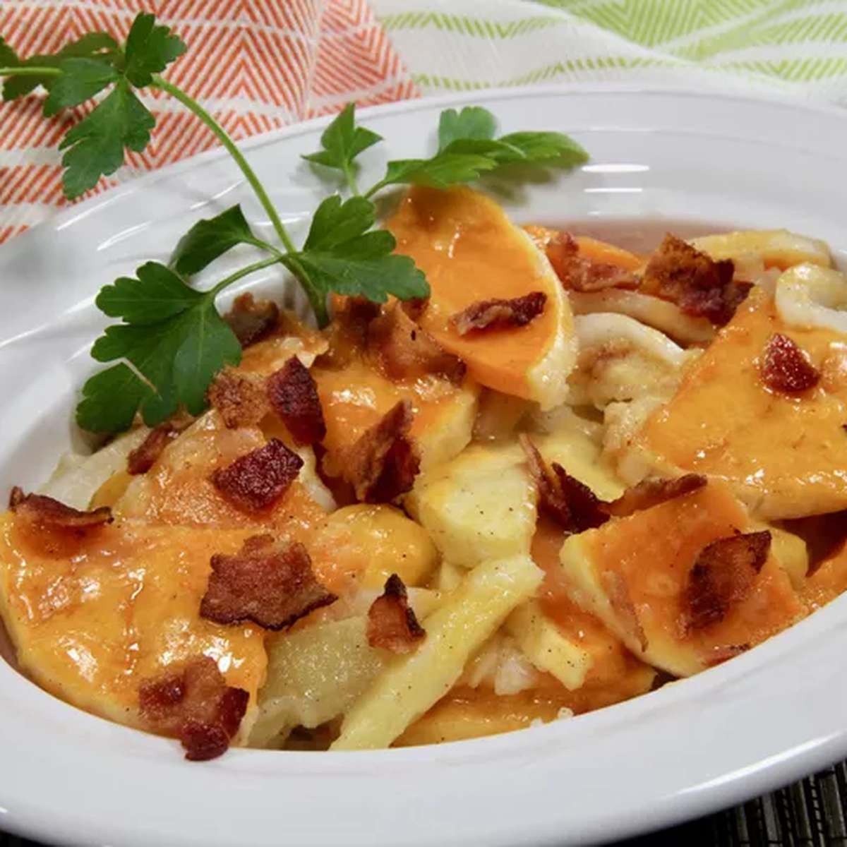 Delicious Butternut Squash, Apple, and Onion Au Gratin Recipe