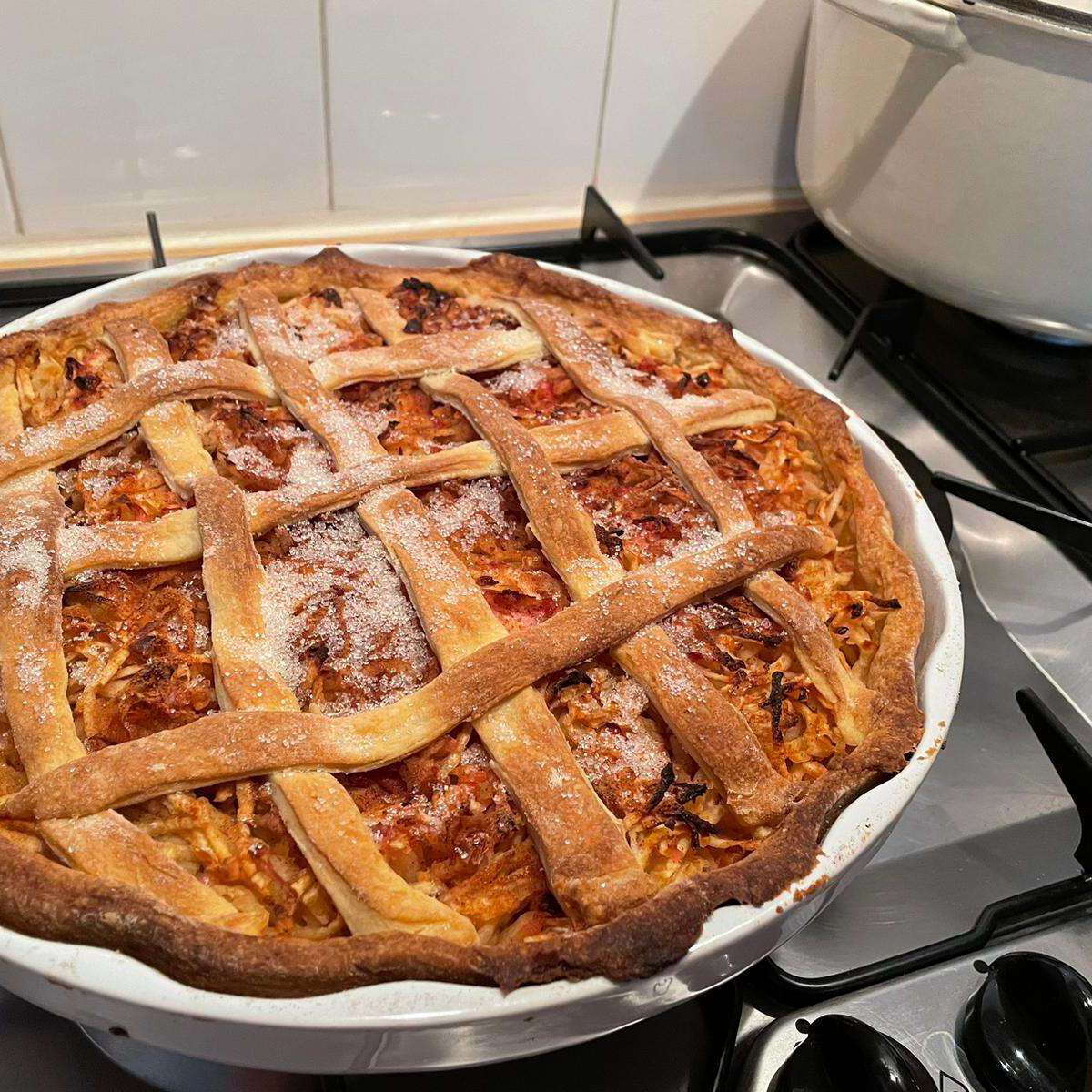 Easy Tomato Tart Recipe with Puff Pastry