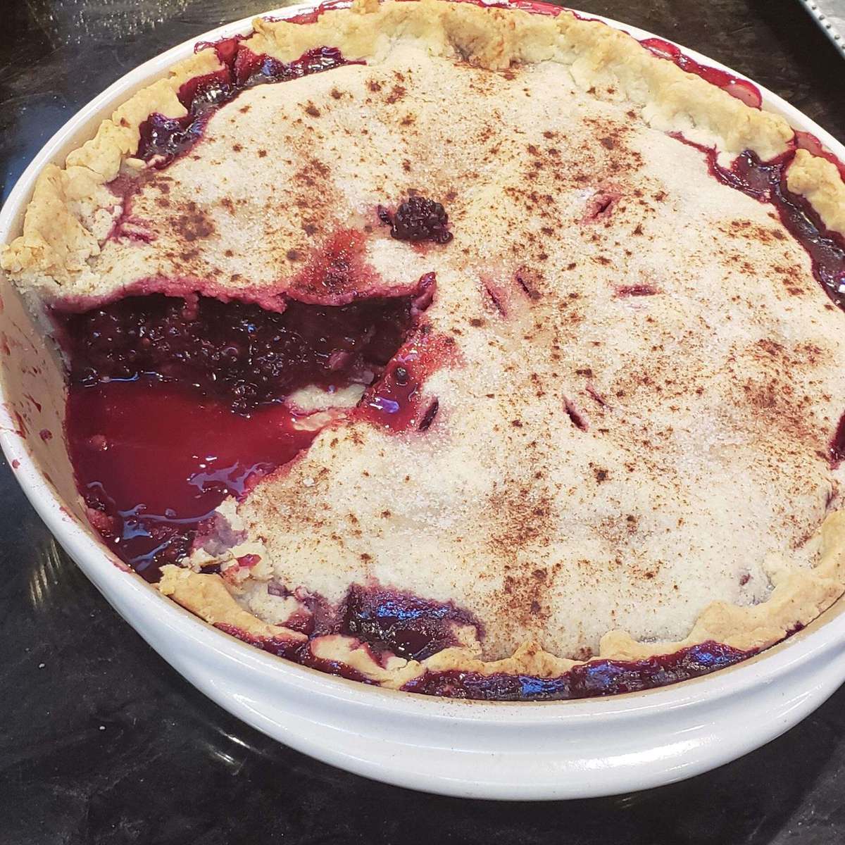 Grandma's Famous Blackberry Pie Recipe