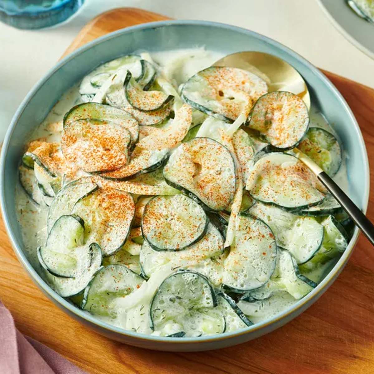 Authentic German Cucumber Salad Recipe (Gurkensalat)