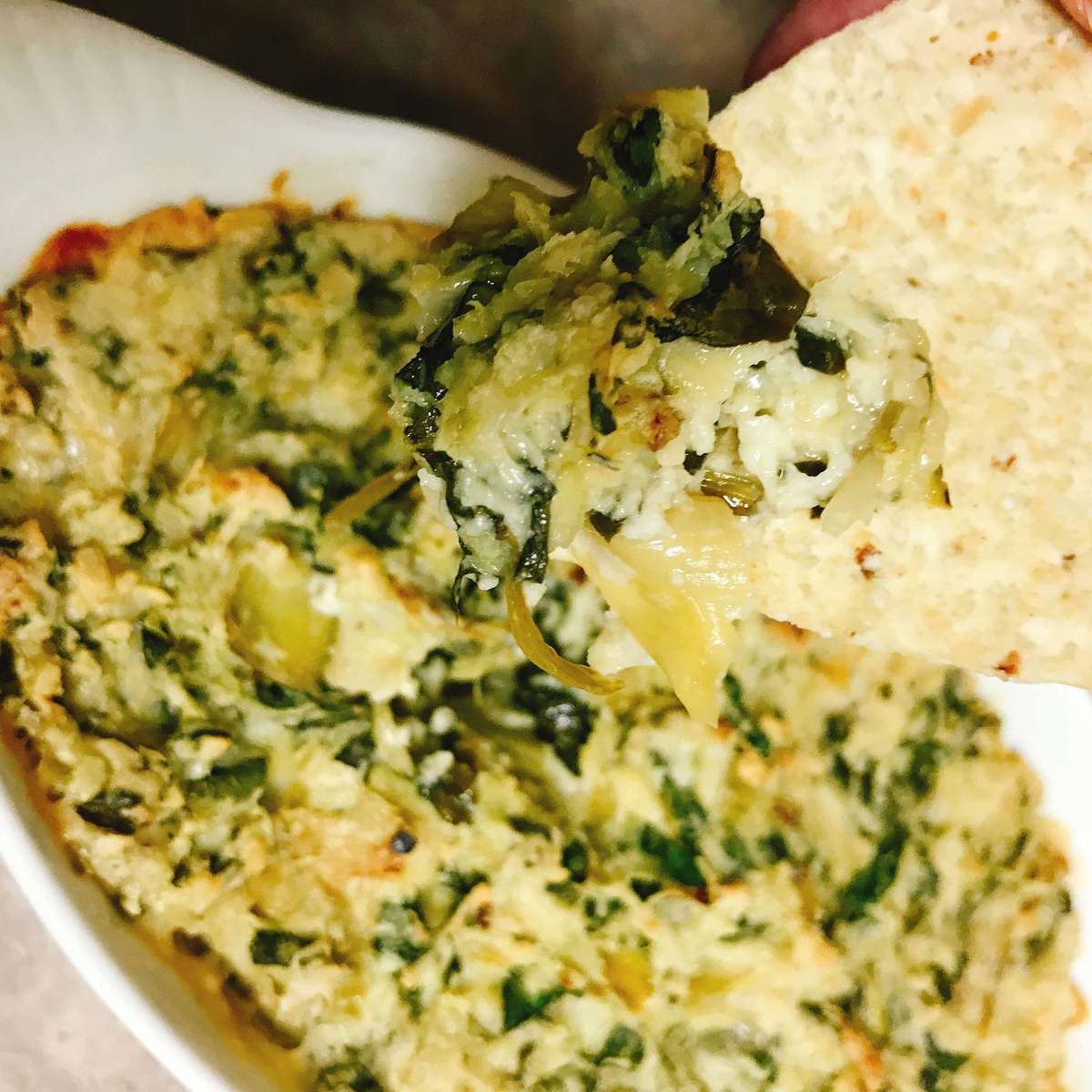Delicious Vegan Spinach Artichoke Dip Recipe