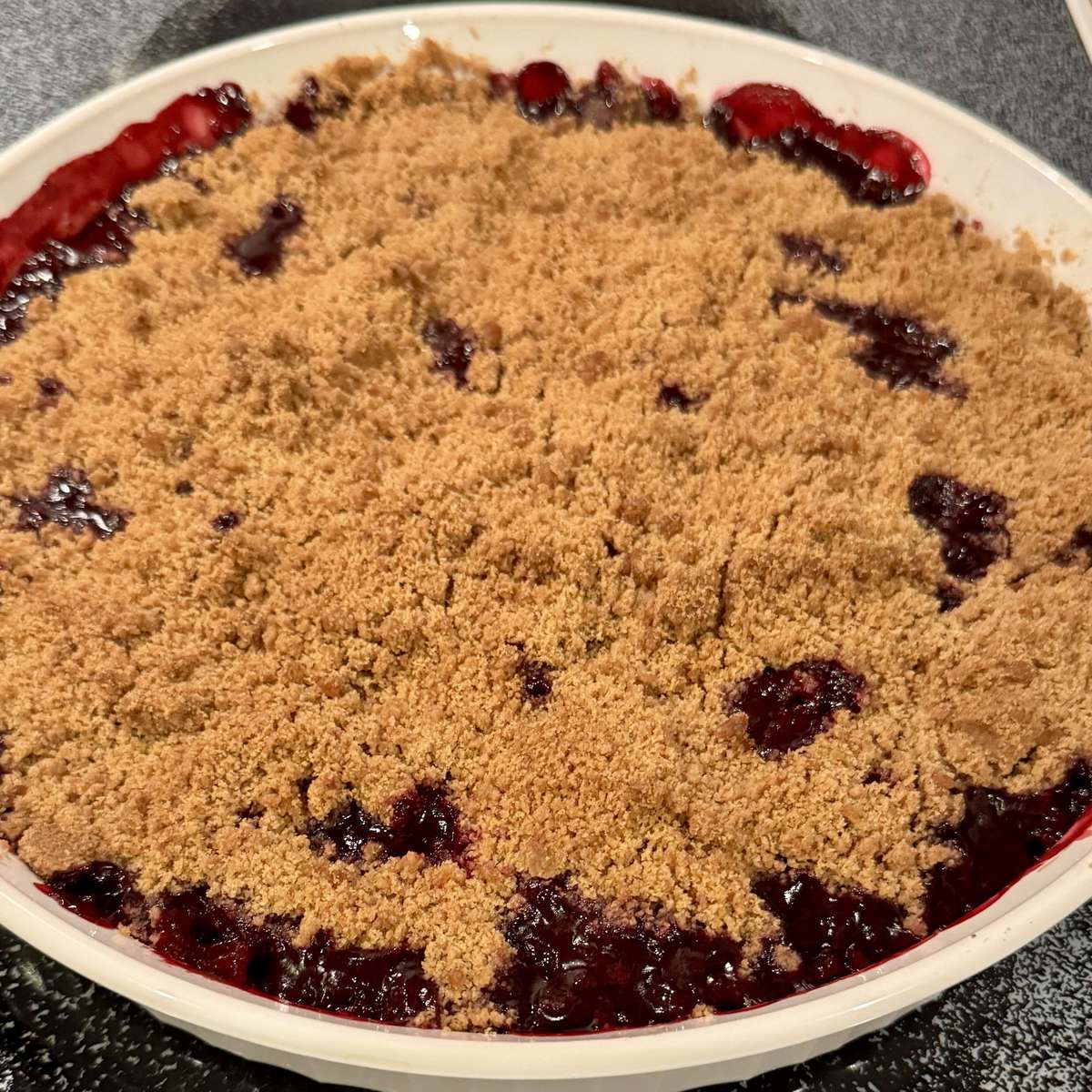 Easy Blackberry Crumble Recipe