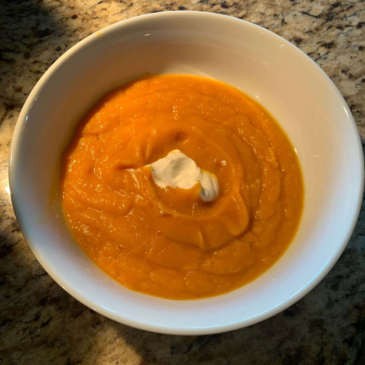 Creamy Curried Butternut Squash Soup Recipe