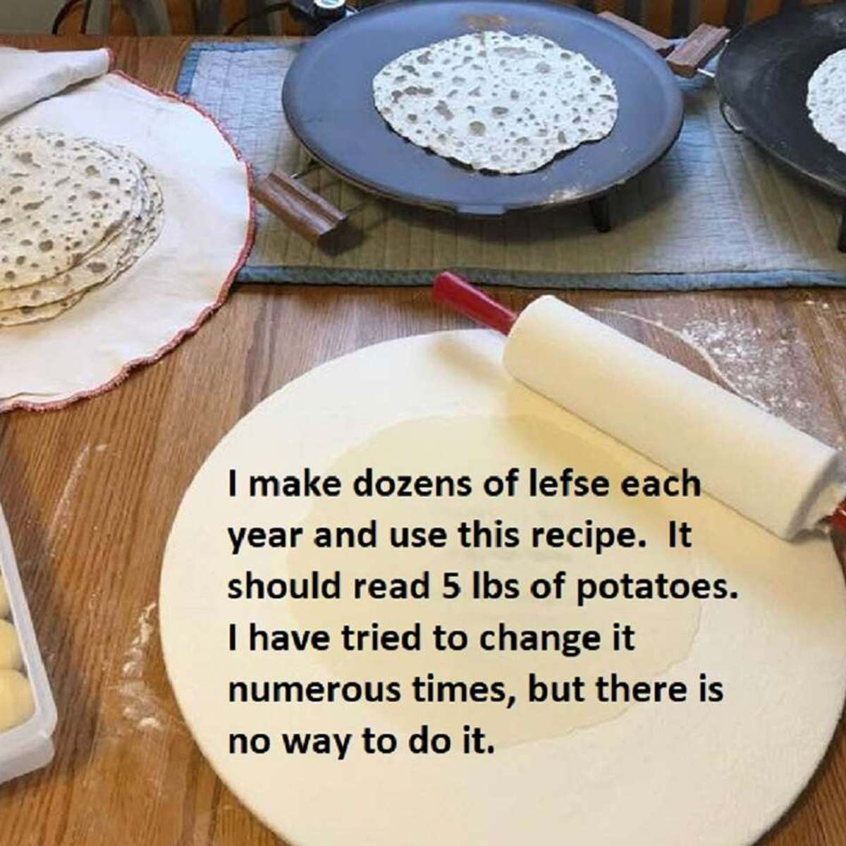 Authentic Norwegian Lefse Recipe