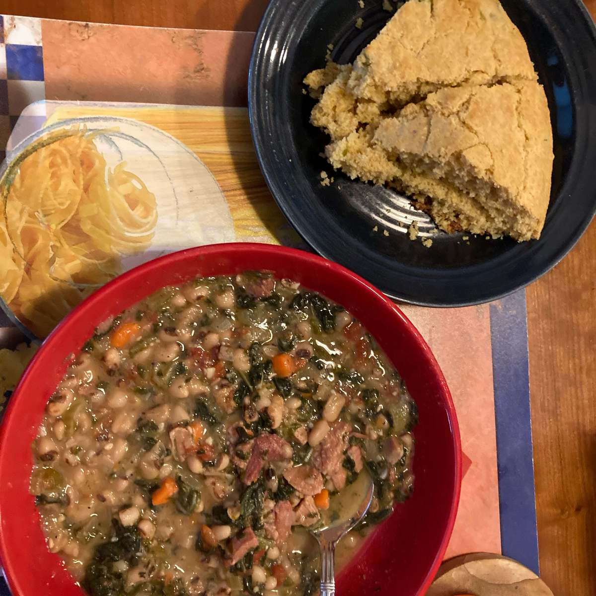 Delicious Black-Eyed Peas Recipe with Pork and Greens