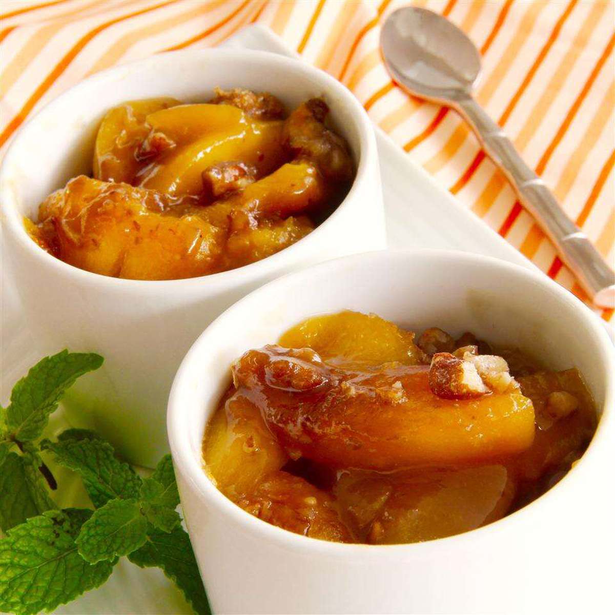 Easy Baked Peach Slices Recipe