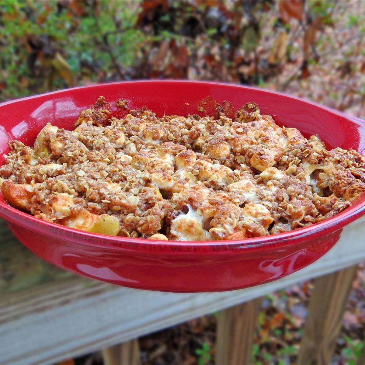Easy Marshmallow Apple Crisp Recipe