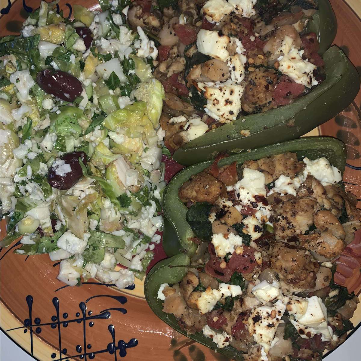 Delicious Tempeh and Bean Stuffed Peppers Recipe